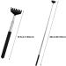High-Quality Stainless Steel Back Scratcher - Extendable 20-68cm for Itching Relief with Padded Grip - Shop Internationally - Buy Online on GoSupps.com