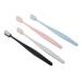 Oatipho 4 pieces of soft toothbrush portable toothbrush children's toothbrush for youthful trip tooth bristles Miss Tool box High quality transparent PBT brush filament so soft