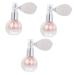 FOMIYES Highlighters Body Glitter Spray 3 pcs body air bag powder body glitter powder highlighter powder spray body glitter makeup sequins Glass Spray Bottle Pinkx3pcs mediumx3pcs