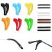 Quesuc 10 pairs of glasses accessories non -woven and non -slip silicone glasses leg fastening strips of solid ear hooks Suitable for sports reading and other activities