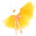 Amosfun Christmas Baby Girl Tutu Skirt and Headband Set - Newborn Photography Outfit for Xmas Party (0-12 Months) - Yellow - Buy Online on GoSupps.com