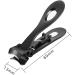 SVAASA Nail Clippers Finger Nail Cutter Thick Nipper Cutter Stainless Steel Toe Nail Clipper Wide Mouth Anti-Splash Trimmers Heavy Duty Pedicure Tool - Buy Online on GoSupps.com
