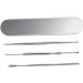 Stainless Steel Ear Spoon Set - 3pcs Ear Cleaners for Humans | Wax Remover & Ear Wax Removal Tool - Buy Online on GoSupps.com