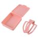 iFutniew Foldable Eyebrow Shaping Stencils Eyebrow Grooming Stencil Kit Shaping Templates DIY Tools (Pink)