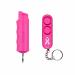 SABRE Personal Safety Kit With Pepper Spray and Personal Alarm, 25 Bursts, Intuitive Finger Grip, 120dB Alarm, Audible Up To 1,280-Feet (390-Meters) Pink