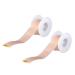 2 Rolls Follow up High Heel Pads Multi-Functional Heel Grips High Heel Stickers Heel Cushion Inserts Adhesive Heel Pads Moleskin Pads Silicone Gel Blackout Tape Scar/484 Beige 76543 100X2X0.1CM Beige