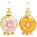 DFJOENVLDKHFE Perfume Bottle Empty Frosted Glass Essential Oil Bottle Refillable Empty Jewelry Decoration Crystal Bottle (Size : 12 Color : Golden flowers) 12 Golden Flowers - Buy Online on GoSupps.com
