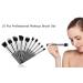 Travel-Friendly Mini Makeup Brushes Set - 10 Synthesized Pieces for Perfect On-the-Go Beauty - Buy Online on GoSupps.com
