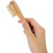 Facial Brush Face Dry Brush Exfoliating Cleaning Skin Facial Dry Brushing Scrubber with Ergonomic Wooden Handle - Buy Online on GoSupps.com