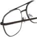 Buy Calabria 1106 GunMetal Metal Pilot Reading Glasses +1.25 Spring Hinge 55mm - International Shipping - Buy Online on GoSupps.com