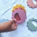 Baby Lion Teether Toy for 0-6 Months & 6-12 Months | Teething Newborn to Toddler | Soothes Gums, Easy to Hold & Clean - Montessori Organic Design - Buy Online on GoSupps.com