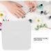 Yosoo 2 Grids Nail Art Cotton Pads Organizer Storage Box (2 Pcs) - Efficient & Stylish Solution for Nail Care - Buy Online on GoSupps.com