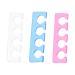 Minkissy 3st silicone dots nail cap partition toe separator made of silicone foot finger-distance holder finger-toe distance holder silica toe distance holder cosmetics pebble gel protective equipment