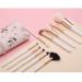 10-Piece Makeup Brush Set | Full Set for Flawless Application - Eyeshadow & Loose Powder Brushes - Buy Online on GoSupps.com