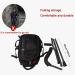 LINYUES Adult Underarm Crutches Aluminum Height Adjustable Medical Crutches Portable Folding Cane Walking Axillary Crutches for Travel or Work Height 4'7"-5' 9" - Buy Online on GoSupps.com