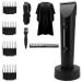 Hair Clippers Professional Hair Clipper Cordless Hair Cutting Trimmer Razor Barber Cutter Titanium Alloy Blade Trimer For Men Electric Shaver(Black)