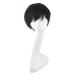 MapofBeauty 12 inch/30cm Cosplay Party Straight Short Wig (Brown Black)