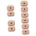 Angoily 10 Pcs Eye Practice Skin Eyeshadow 3d Microblading Practice Skin Silicone Makeup Tool Major Mold 6.5x4.9cm x5pcs As Shownx5pcs