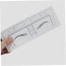  GOOHOCHY 10 Pieces Eyebrow Ruler Plastic Eyebrow Template for Makeup for Shaping Women - Buy Online on GoSupps.com