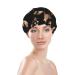 Cute Brown Cartoon Owls Reusable Shower Cap - Waterproof Hair Cap with Peva Lining & Double Protection Layers - Buy Online on GoSupps.com