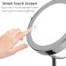 LED Lighted Makeup Mirror with 3 Light Colors | Adjustable Brightness | USB Rechargeable | Double Sided Magnifying Cosmetic Mirror - Buy Online on GoSupps.com