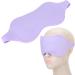 Qukaim Hot Gel Eye Pad Gel Eye Pad Soft Silicone Hot Ice Compress Relief Reusable Adjustable Size Eye Patch Purple - Buy Online on GoSupps.com