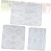 NUOBESTY Charm Silicone Home Studio Mold Pendant/DIY for Adornment White White 13.5X18.5CM - Buy Online on GoSupps.com