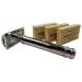 Safety razor 3-piece with 85 mm handle shiny chrome-plated as a set with 30 razor blades FREE