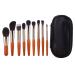 9 Mini Makeup Brush Set - Complete Blush & Eye Shadow Brushes | Travel Beauty Tools - Buy Online on GoSupps.com