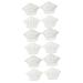 FOMIYES 6 Pairs Follow up Heel Grips Mens Shoes Loose Shoes Pads High Heels for Men Heel Stickers Back Shoe Pad Black Heels Foot Heel Pad Soles Sponge Men and Women White Filling