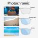 Dibako Foldable Photochrome Reading Glasses for Men and Women - Unisex +2.00 Metal Frame Readers - Buy Online on GoSupps.com