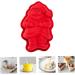 Ciieeo 4 Pcs Baking Mold Silicone Molds Christmas Fondant Molds Baking Silicone Mold Self Made Cake Mold 18.2X11.5X3CMx2pcs As Shownx2pcs - Buy Online on GoSupps.com