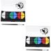 Minkissy 2 pth facial painting art paint party halloween-scars children face carnival make-up paint paint for adult stencil kit male set easy to clean facial color like shown