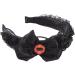 TQUXNGA Evil Eyes Headband For Women Pleated Headband Black a Headband Gothic Headband Goth Headpiece Punk Headband - Buy Online on GoSupps.com