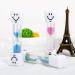 Androxeda Two-Piece Hourglass Smiley Toothbrush Timer | Colorful Kitchen & Game Timer (Pink + Blue 3 Minutes) - Perfect for Kids & Adults - Buy Online on GoSupps.com