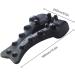 Aznever Trapezoidal Point Massage Device - Neck Stretcher & Relaxer for Trapezius Muscle Relief | Shoulder & Upper Back Massage Tool - Black - Buy Online on GoSupps.com