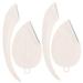 Beatifufu 4 pieces of eyebrow razor ergonomic precision razor Beauty tools eyebrow manner dermaplane razor reusable eyebrow artifact ABS Miss face face