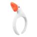 COLLBATH White Duck Headband Goose Cosplay Accessories Novelty Hair Band Stuffed Animal Headband Goose Cosplay Costume Animal Ear Headband Cute Headwear Fun Headband Duck Headgear Fabric
