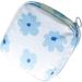 Cabilock Storage Pocket 2 Pack - Versatile Cosmetic Period & Diaper Bag for Women | Travel-Friendly Blue Floral Design - 12.5x12cm - Buy Online on GoSupps.com