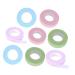 Angoily 8rolls Tape Adhesive Tape Eyelash Tapes Lash Lift Tape Adhesive Fabric Tapes White Lash Tape Pink Tape Eyelash Patches Grafting Tape Cotton Stem Skin Friendly