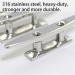 KAHACIYO Boat Cleat Open Base 4/5 inch  Dock Cleat 316 Stainless Marine Grade Steel  Include Installation Accessories Screws 4 inch - Buy Online on GoSupps.com
