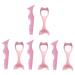 Balacoo 8 Pcs Eyeliner Silicone Mold Lipstick Makeup Tool Girl Makeup Tools Constant Temperature Lip Line