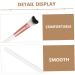 NULYLU Concealer Brush Simple Shaped Makeup Brush Aluminum Tube White Powder Brush - Buy Online on GoSupps.com