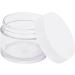 Yosoo Round Clear Jar 4Pcs 50g - Reusable Cream Jars for Cosmetics, Samples, Herbs - Buy Online on GoSupps.com