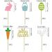 26Pcs Happy Easter Cupcake Toppers Easter Egg Double-sided Colored Paper Banners Colorful Glitter Cupcake Picks for Happy Easter Theme Party Cake Decorations Supplies - Buy Online on GoSupps.com