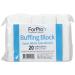 ForPro Super White Buffing Block 180/240 Grit - Manicure Pedicure Nail Buffer 20-Count - Buy Online on GoSupps.com