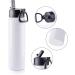 PYD Life 22oz Sublimation Blank Tumbler 4 Pack - Stainless Steel Vacuum Flask with Straw and Handle for Tumbler Press Machine - Buy Online on GoSupps.com