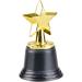 Bedwina Star Trophy Awards - Pack of 12 Bulk - 4.5 Inch Gold Trophies for Kids & Adults - Perfect for Party Favors, Props, Rewards, Competitions - Buy Online on GoSupps.com