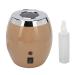 Brrnoo Massage Oil Warmer Portable Heating Dispenser Drip-proof Grooves for Massage Oils Lotions Creams (EU Plug 220-240V)