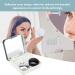 Semme Black Contact Lens Container Kit - Eye Care Holder with Mirror for Travel & Maintenance - Buy Online on GoSupps.com